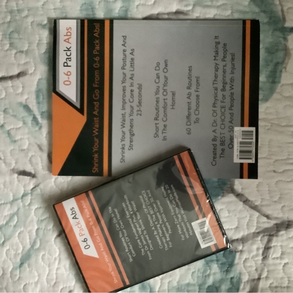 Warrior 0-6 pack abs, BNWT, book and DVD - Picture 3 of 5